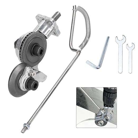 Portable Electric Drill Converted Into Shearing Machine