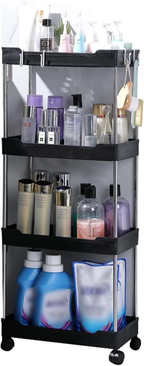 Practical And Convenient Four-Layer Storage Cart