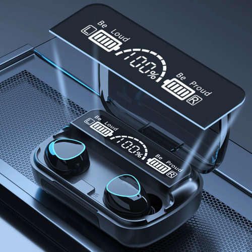 Easy-To-Use And Convenient Tws Wireless Bluetooth 5.1 Earphones Hifi Stereo Earphones Waterproof Spo
