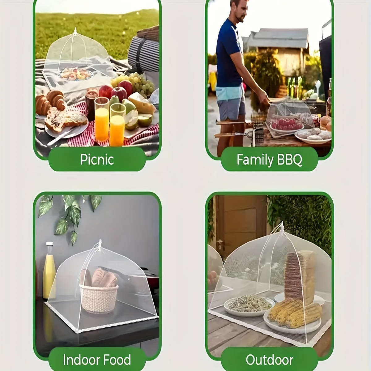 Mesh Food Shelter - Foldable And Washable