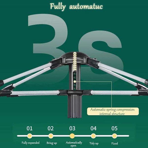 Floor Tent 2 Doors 2 Windows 2m x 1.5m x 1.25m