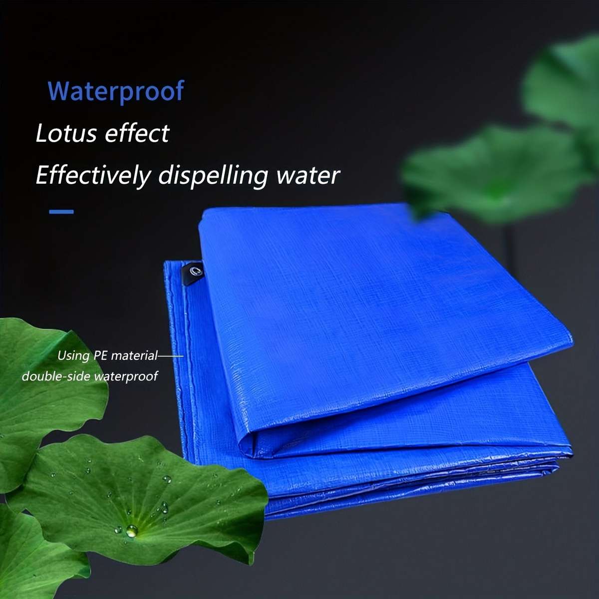 Waterproof tarpaulin