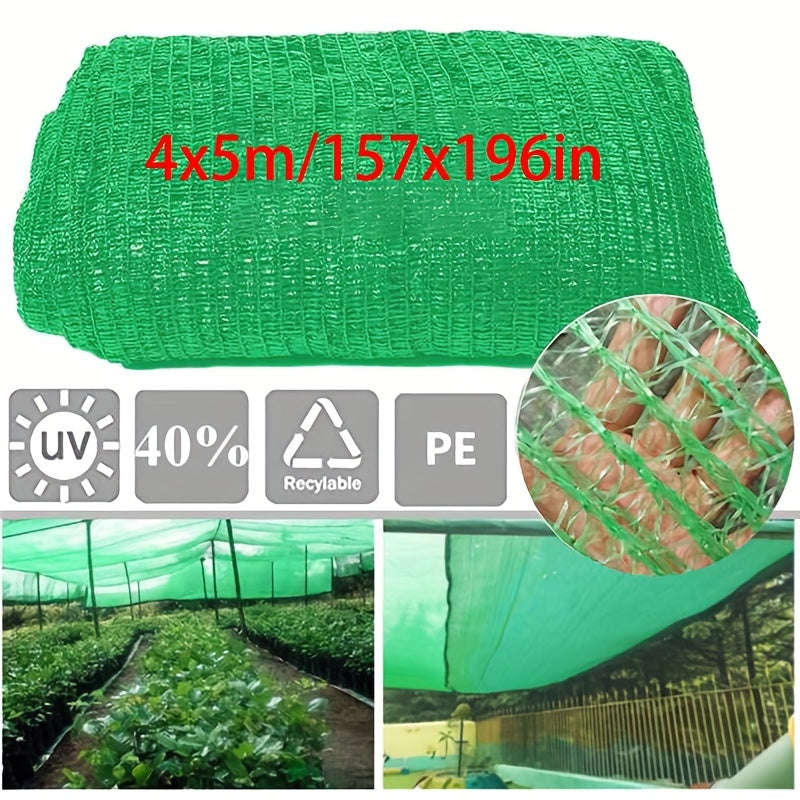 Green Pe Material Dustproof Sunshade Net For Construction Sites, Gardens And Ponds