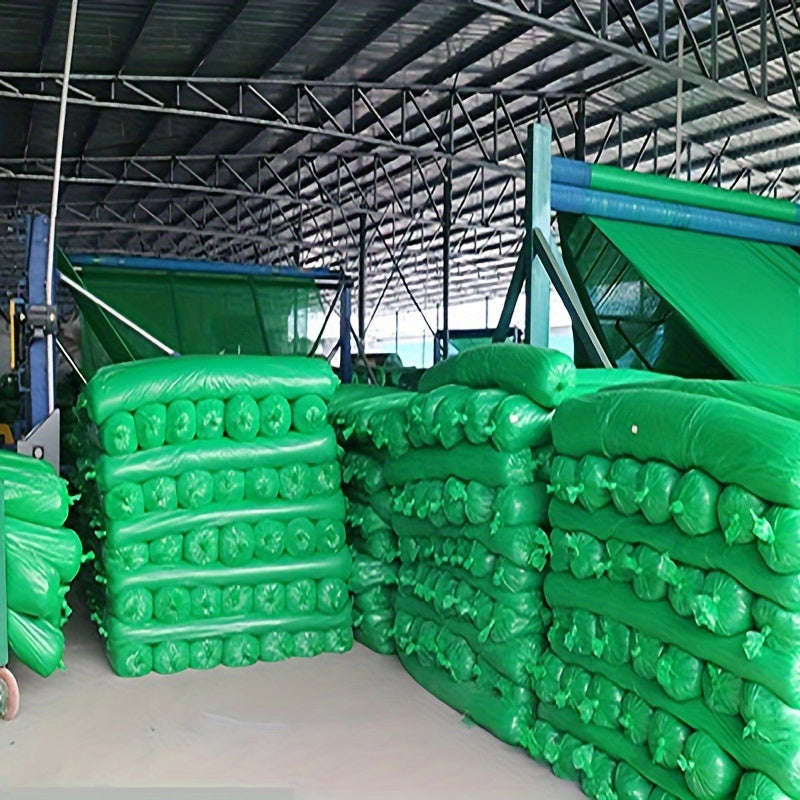 Green Pe Material Dustproof Sunshade Net For Construction Sites, Gardens And Ponds