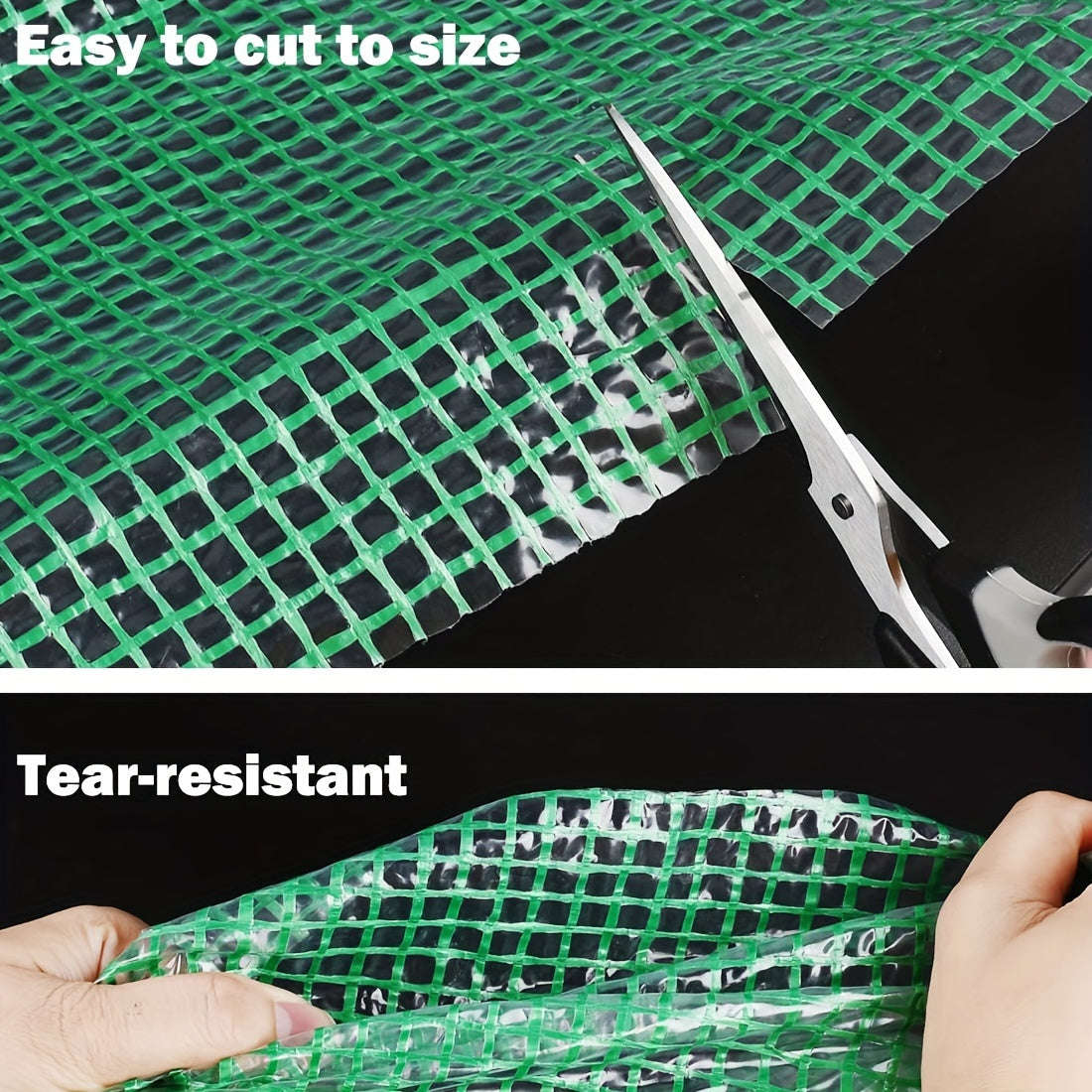 Heavy Duty Green Clear Tarp - Uv And Waterproof Plastic Cover,