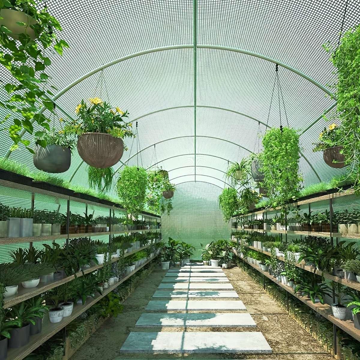 Heavy Duty Green Clear Tarp - Uv And Waterproof Plastic Cover,