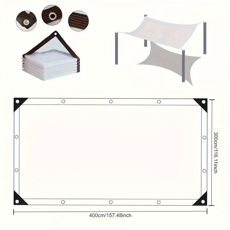 1 Durable Plastic Tarp 4M*3M