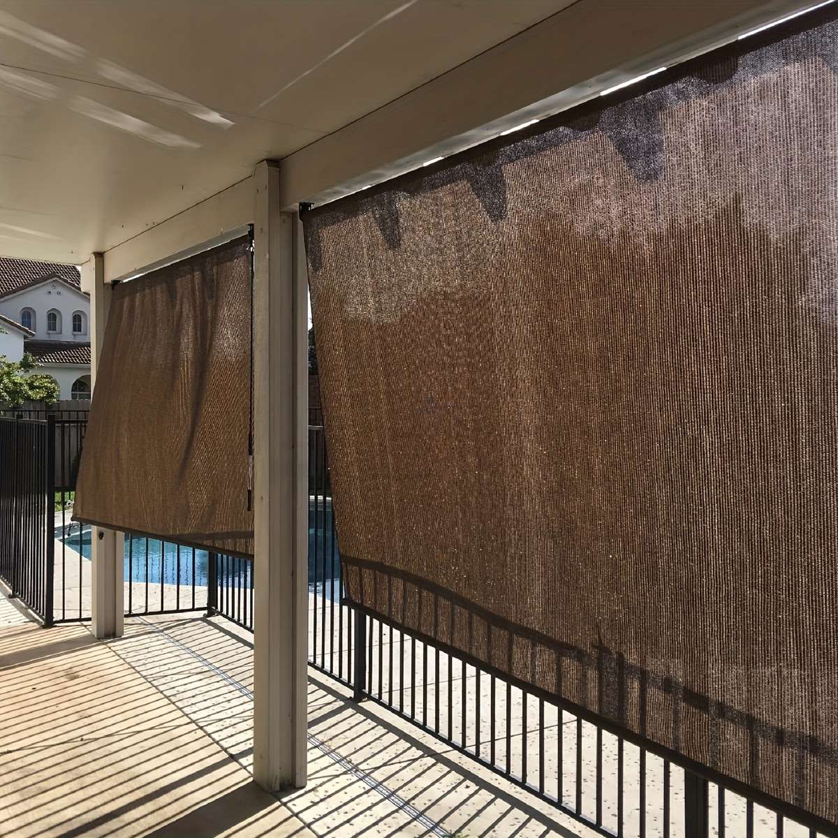 Multifunctional Brown Shade Cloth - Durable Outdoor Shade Net