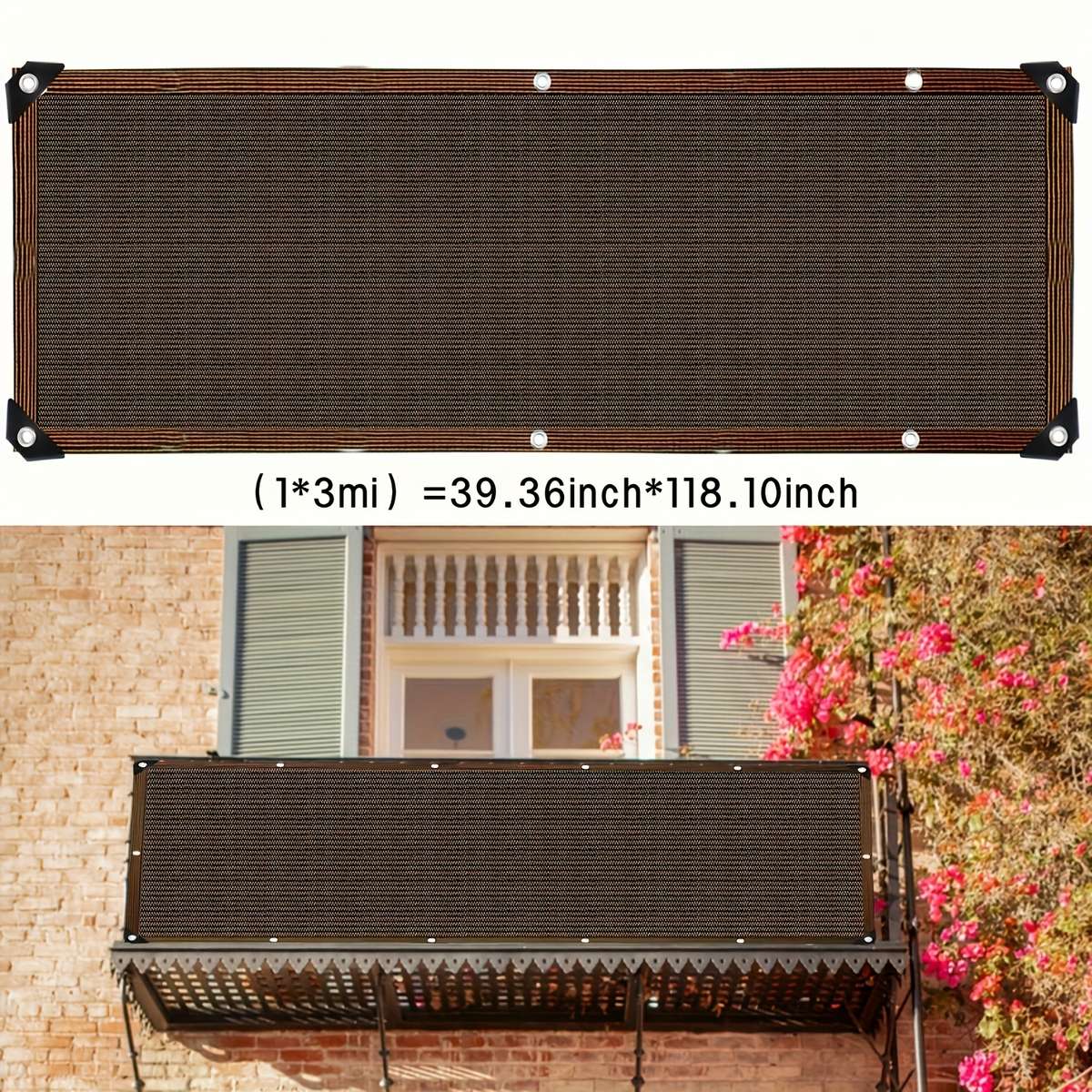 Multifunctional Brown Shade Cloth - Durable Outdoor Shade Net
