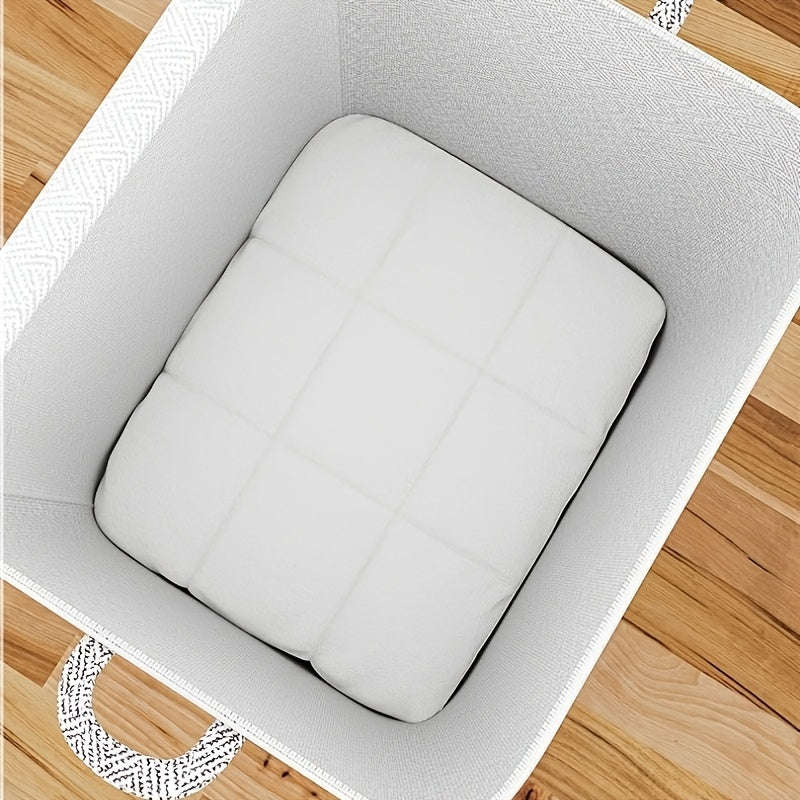 Foldable Gray Clothes And Blanket Storage Bag