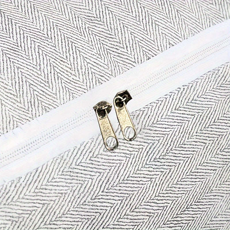 Foldable Gray Clothes And Blanket Storage Bag