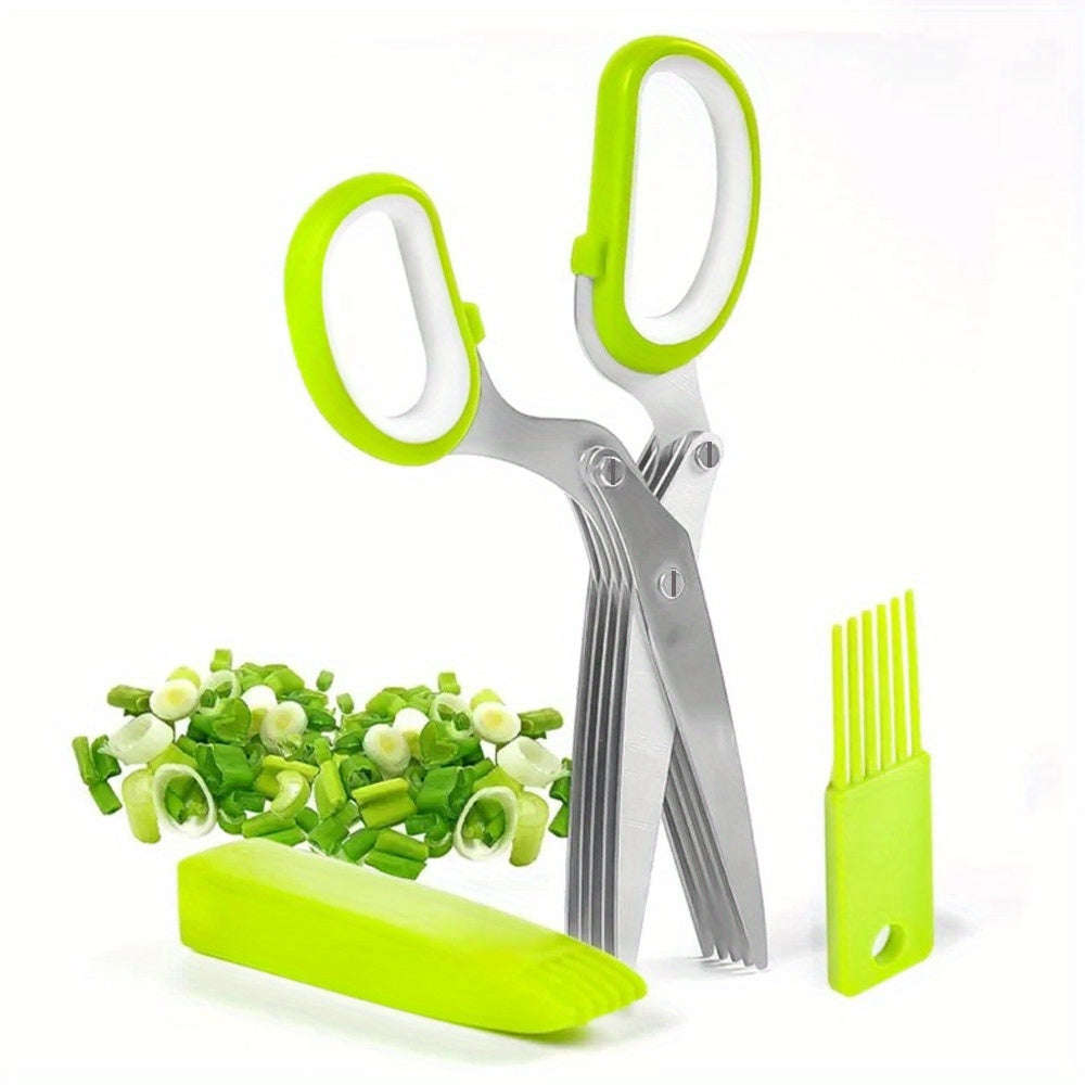 1 Piece Stainless Steel Multi-Layer Kitchen Scissors