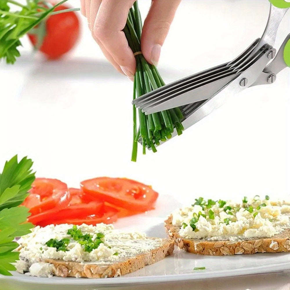 1 Piece Stainless Steel Multi-Layer Kitchen Scissors