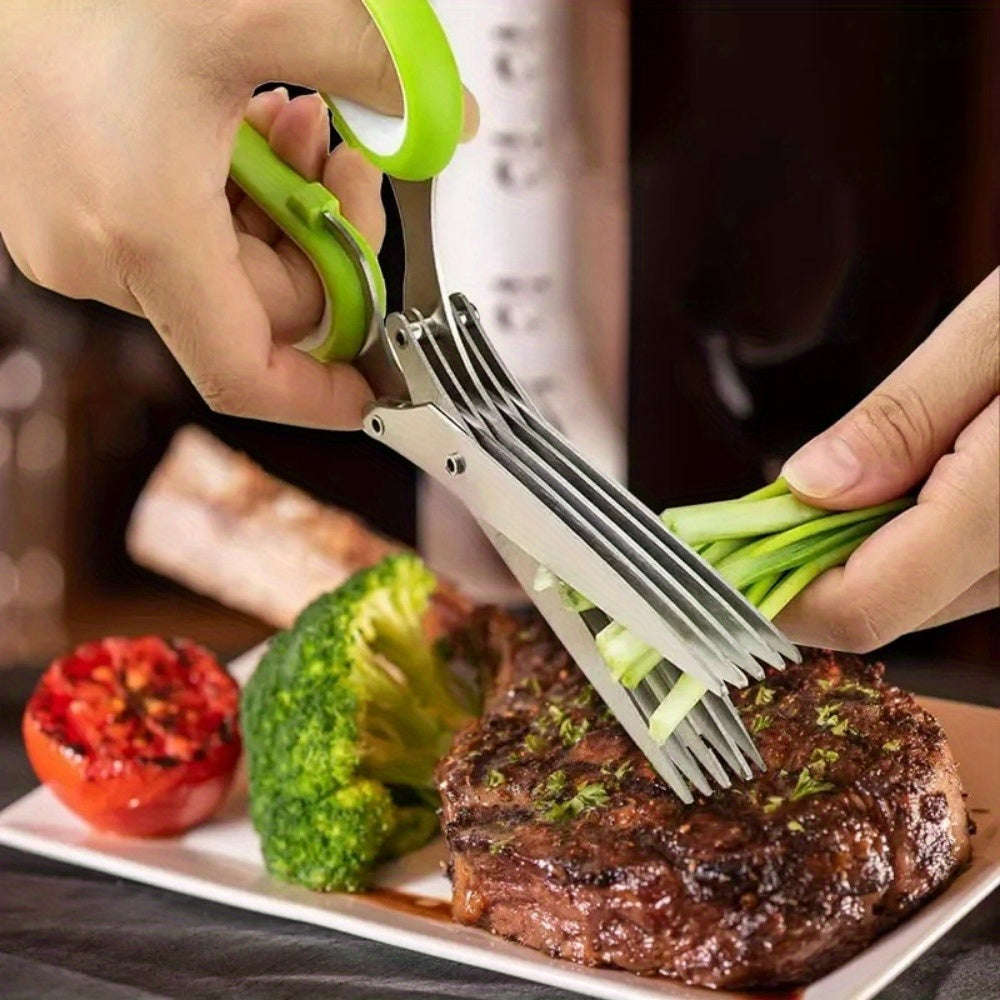 1 Piece Stainless Steel Multi-Layer Kitchen Scissors