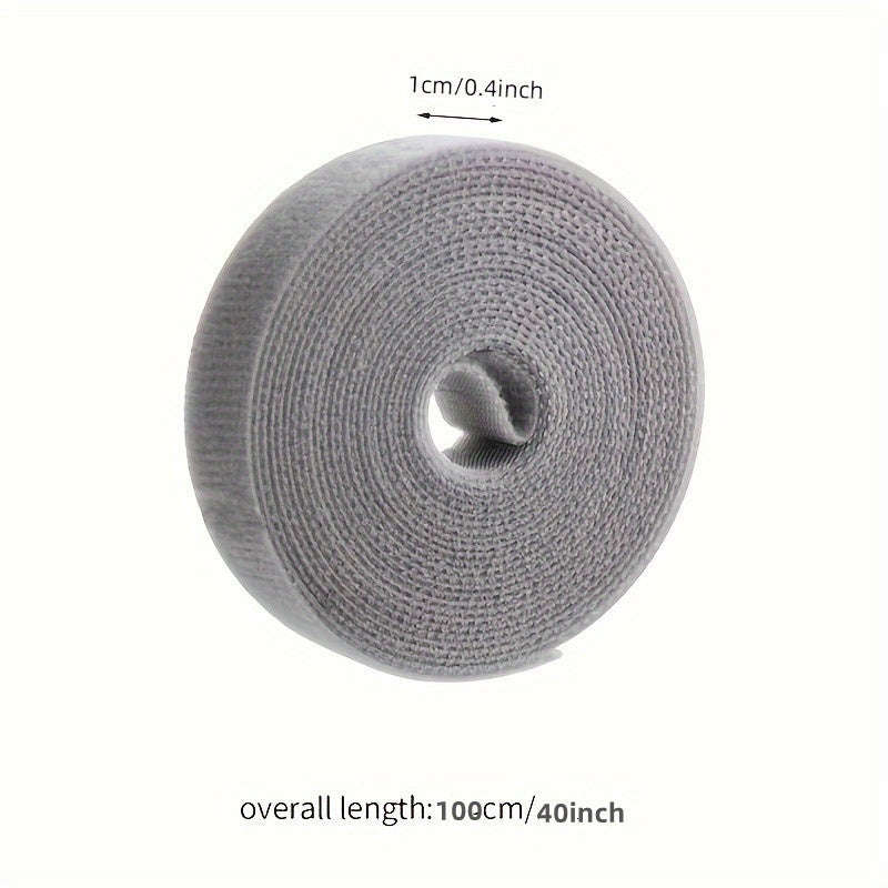 Adjustable Reusable Nylon Cable Ties 1 Roll