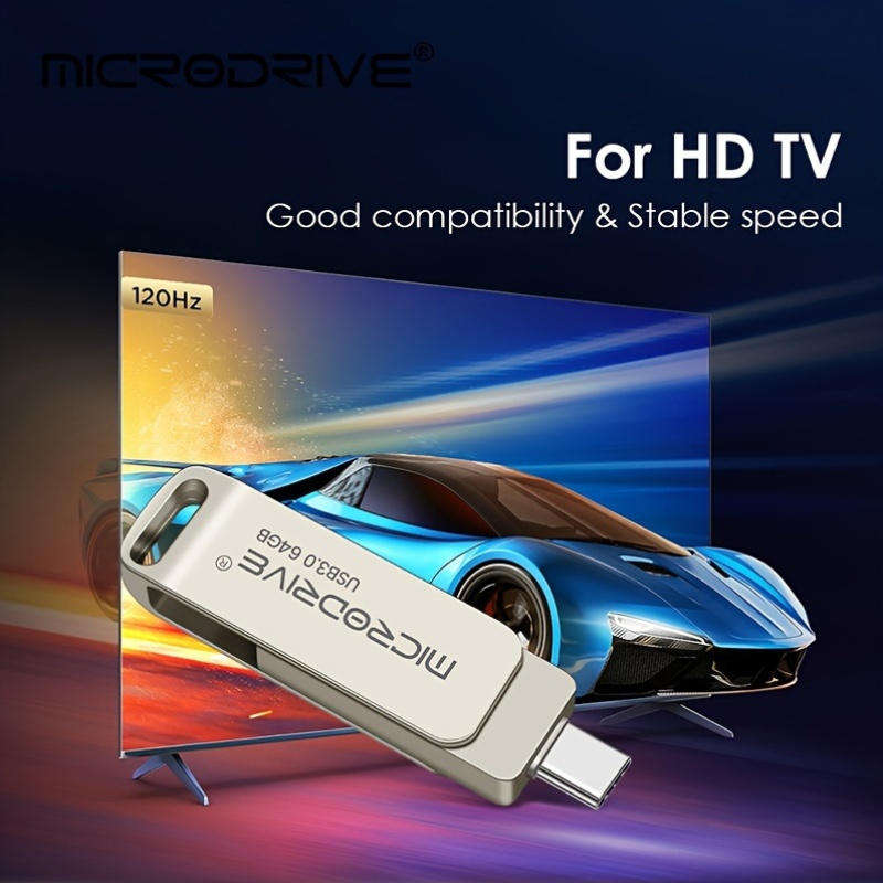 2 in 1 USB 3.0 Type-C Metal USB Flash Drive