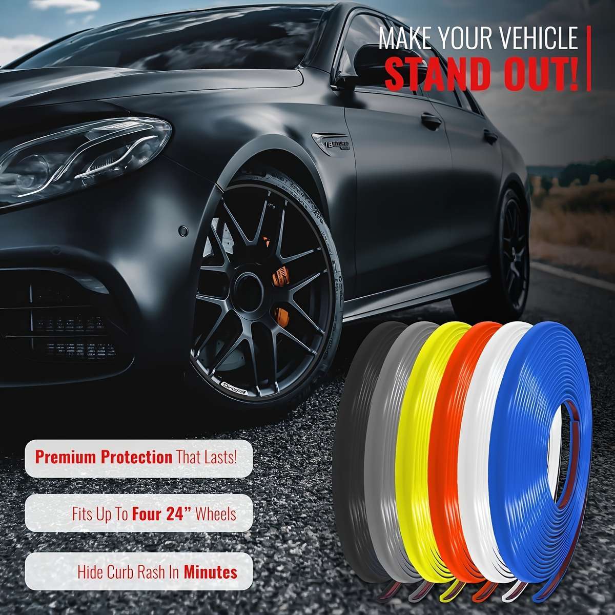 8.0m Car Rim Edge Protector