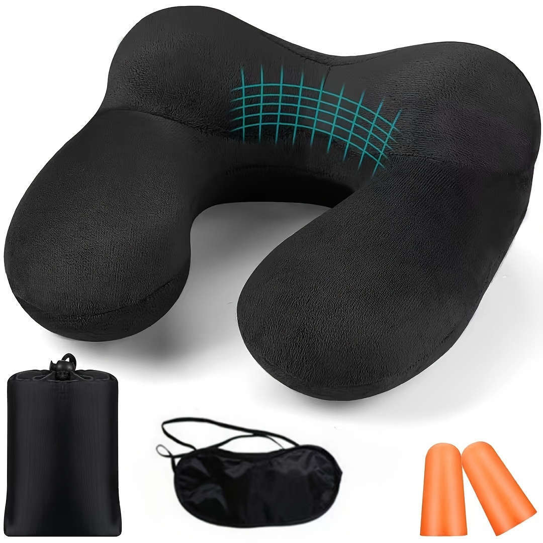 Ergonomic Inflatable Travel Pillow