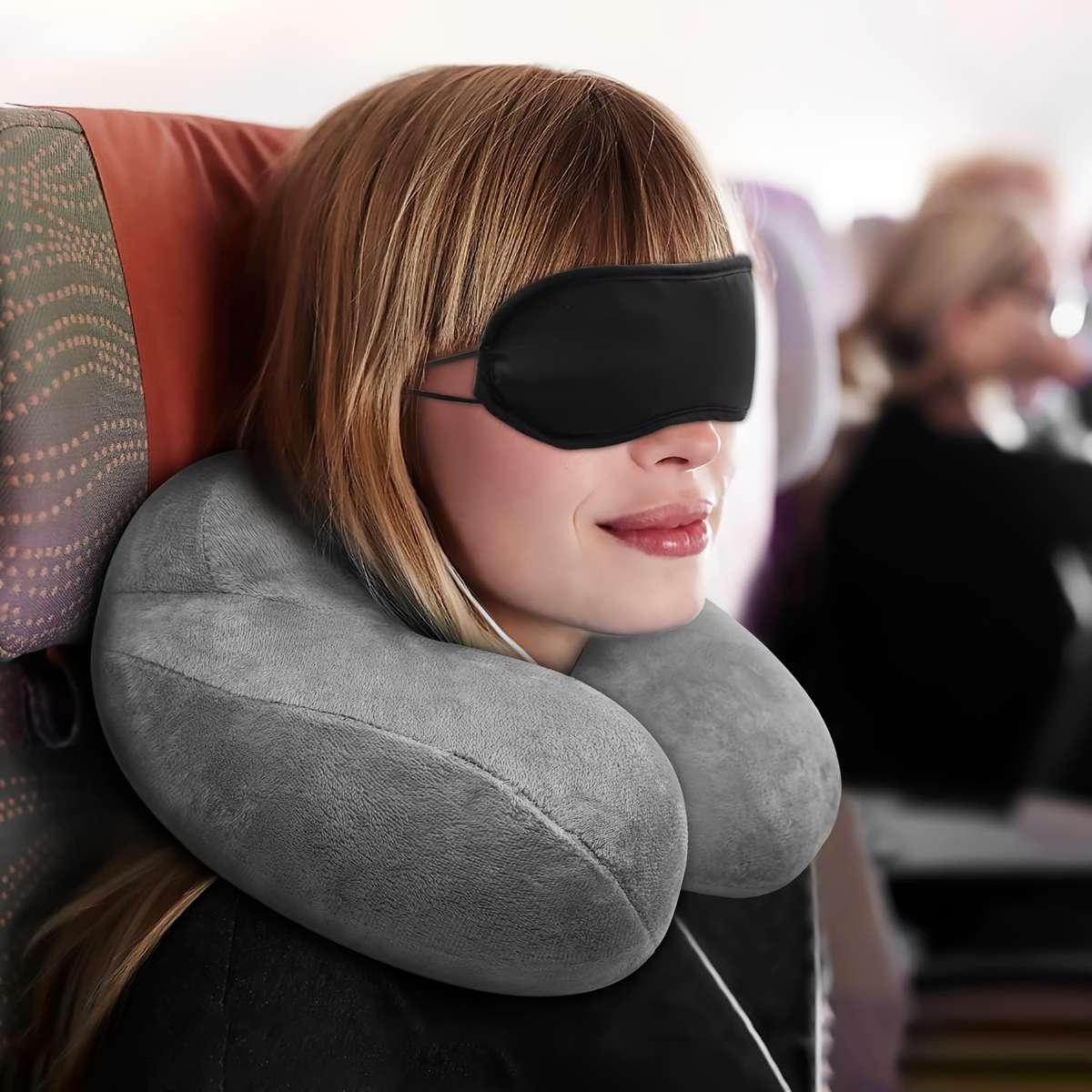 Ergonomic Inflatable Travel Pillow