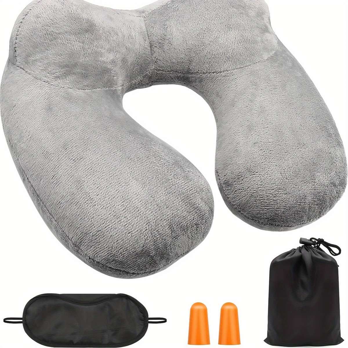 Ergonomic Inflatable Travel Pillow