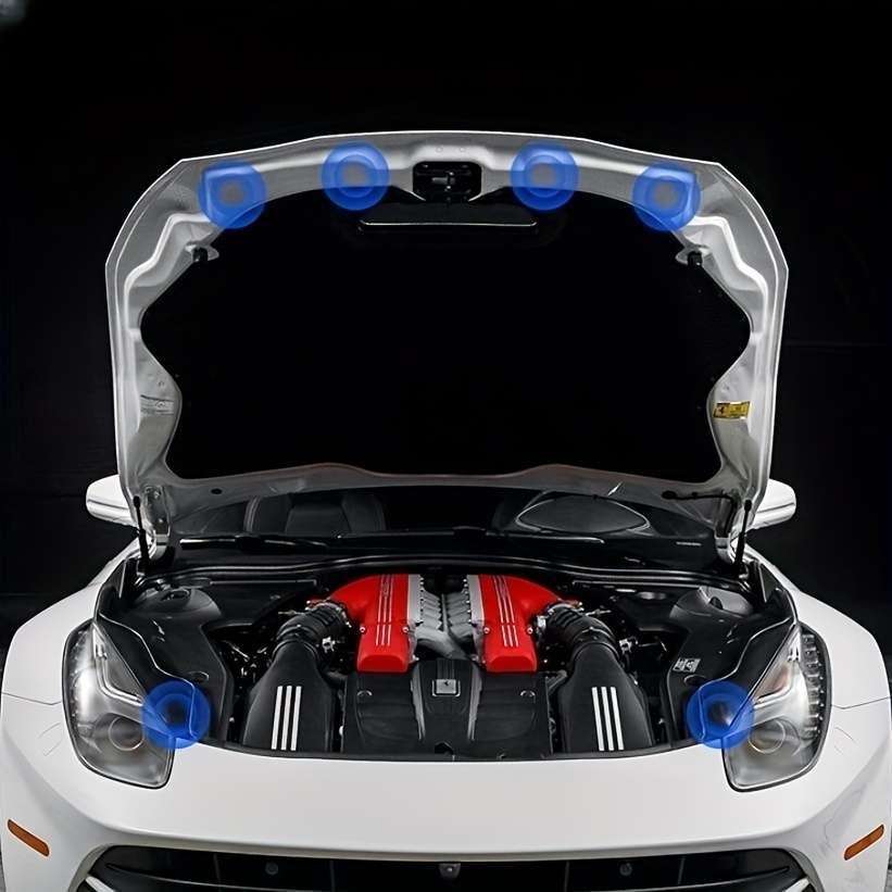 8 Pieces Car Door Shock Absorbing Pads