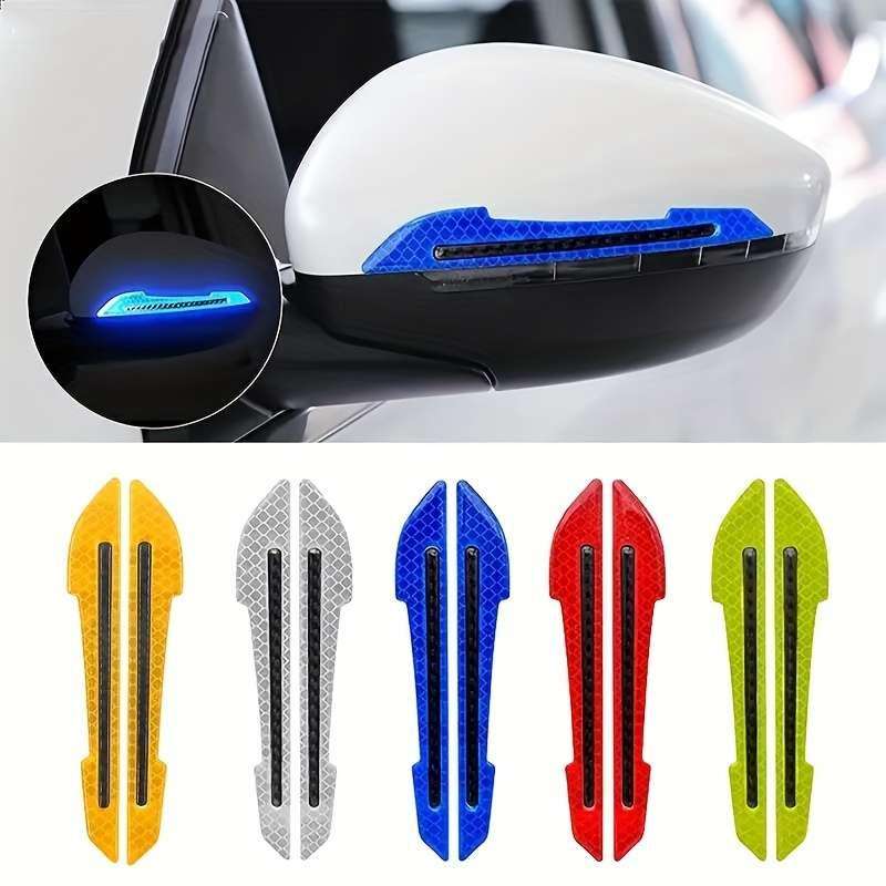2 Pack Car Rearview Mirror Reflective Stickers