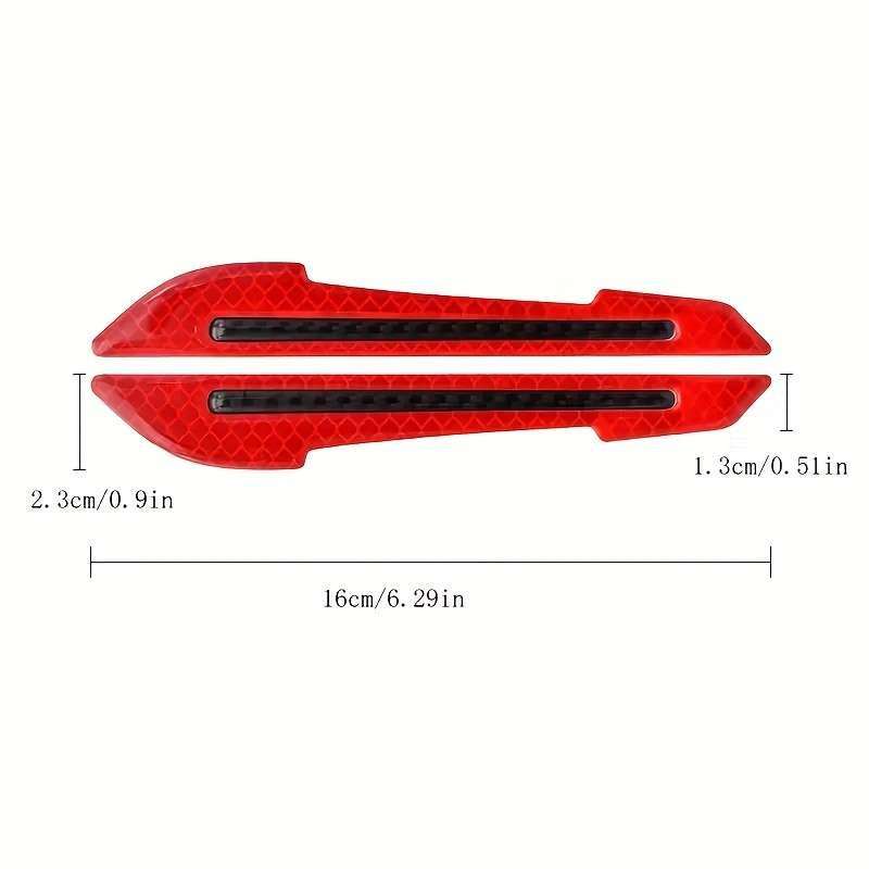 2 Pack Car Rearview Mirror Reflective Stickers