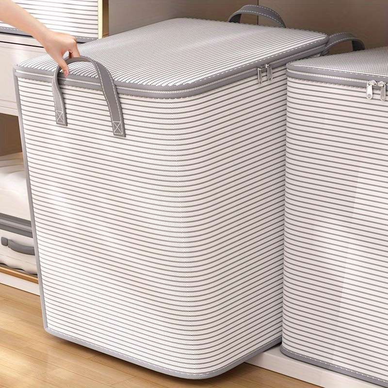 Modern Fabric Under Bed Storage Bag - Large Capacity Foldable Storage Bag