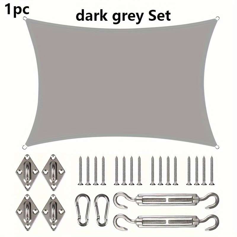 All Seasons Waterproof Shade Sail Awning Set For 4 People