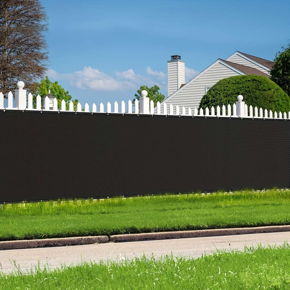 Black Heavy Duty Privacy Screen Fence Net1*2M