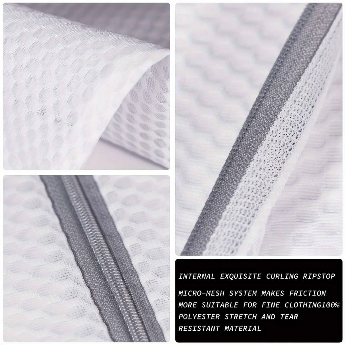 Extra Large Honeycomb Mesh Laundry Bag For Delicate Clothes - 11x15 Inch Reusable Laundry Bag