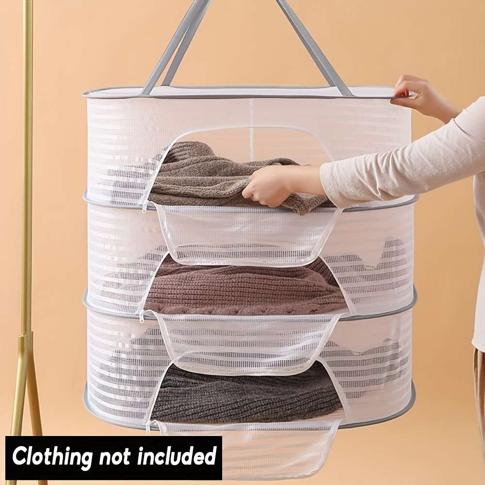 Multifunctional Three-Layer Foldable Drying Net
