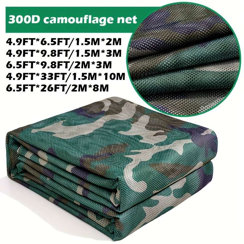 300D Camouflage Net - 4 Color American Pattern