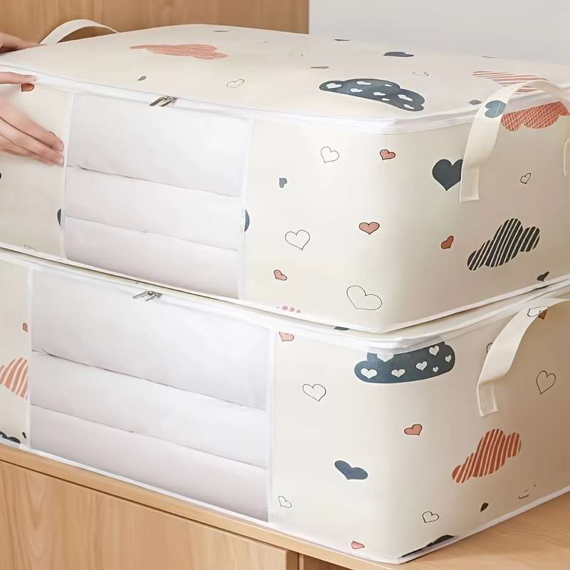 Large Capacity Foldable Storage Bag With Handle