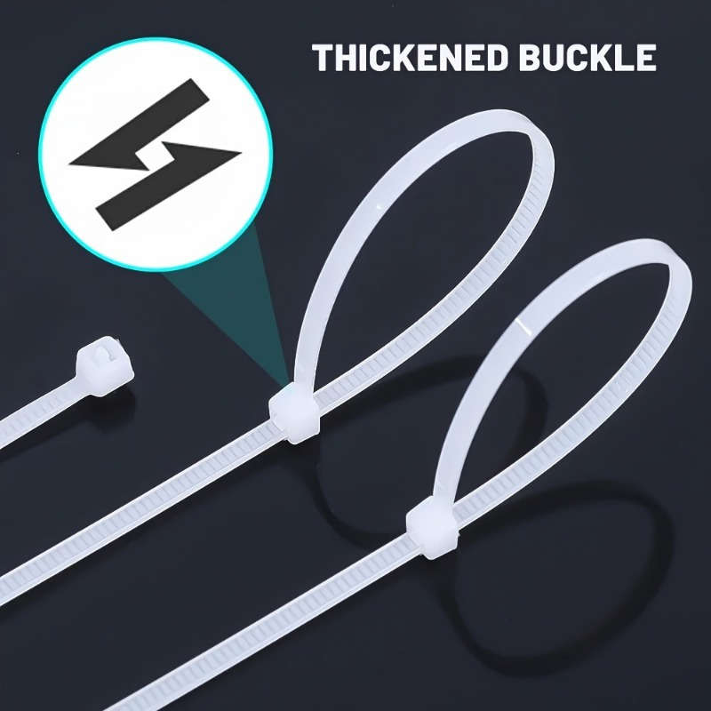 100 Piece Heavy Duty Premium Nylon Cable Tie Set