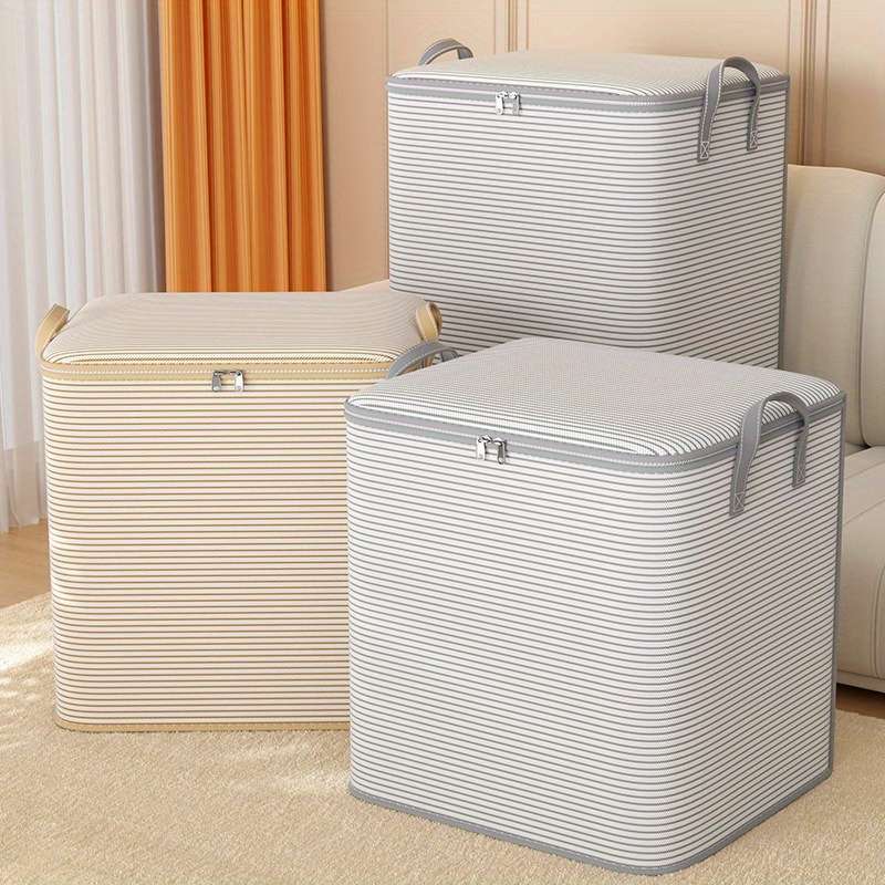 Modern Fabric Under Bed Storage Bag - Large Capacity Foldable Storage Bag