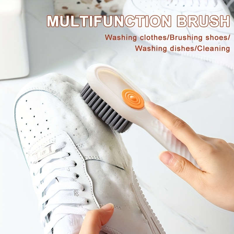 Luxury Soft-Bristle Shoe Brush With Liquid Container