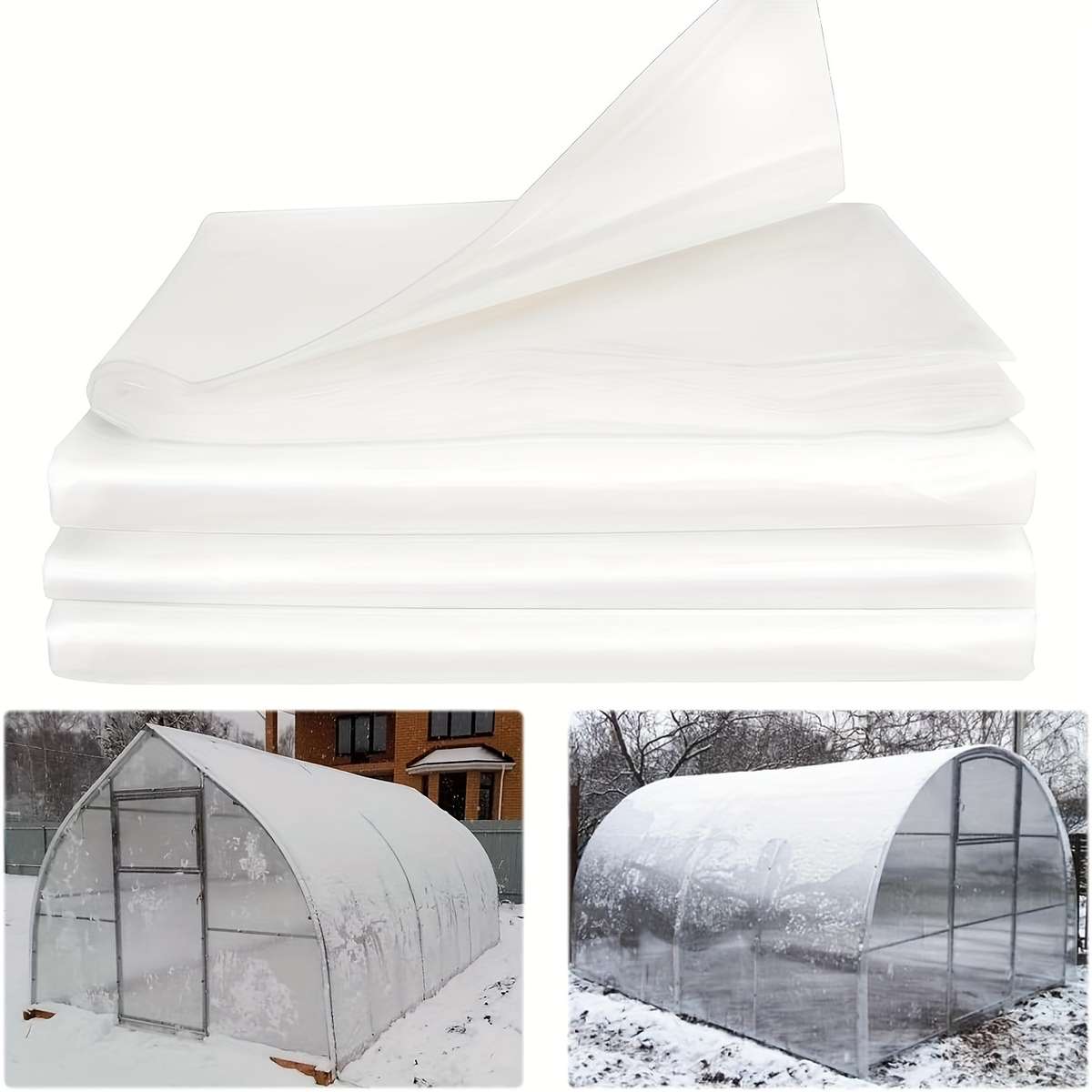 1 Pack Of Farm Clear Greenhouse Plastic