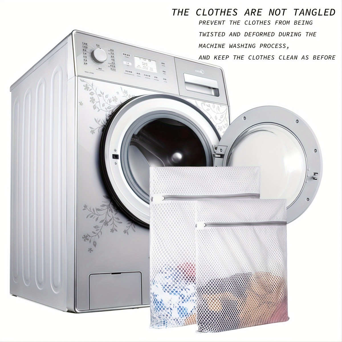 Extra Large Honeycomb Mesh Laundry Bag For Delicate Clothes - 11x15 Inch Reusable Laundry Bag