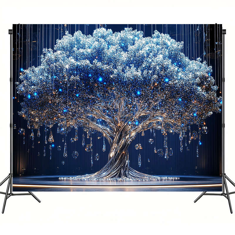 1 Tree Of Life Tapestry With Diamonds