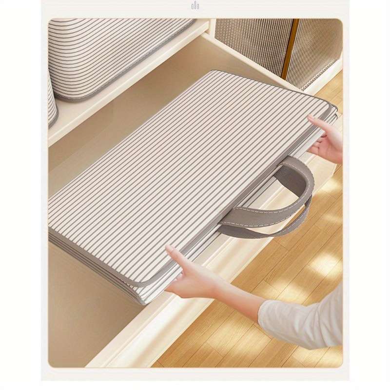 Modern Fabric Under Bed Storage Bag - Large Capacity Foldable Storage Bag