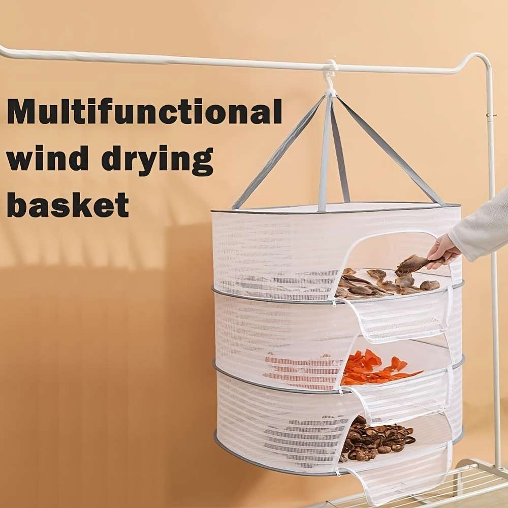 Multifunctional Three-Layer Foldable Drying Net