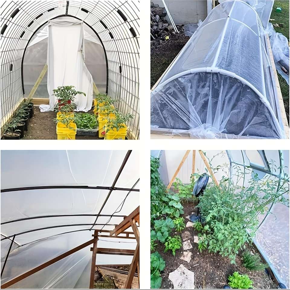1 Pack Of Farm Clear Greenhouse Plastic