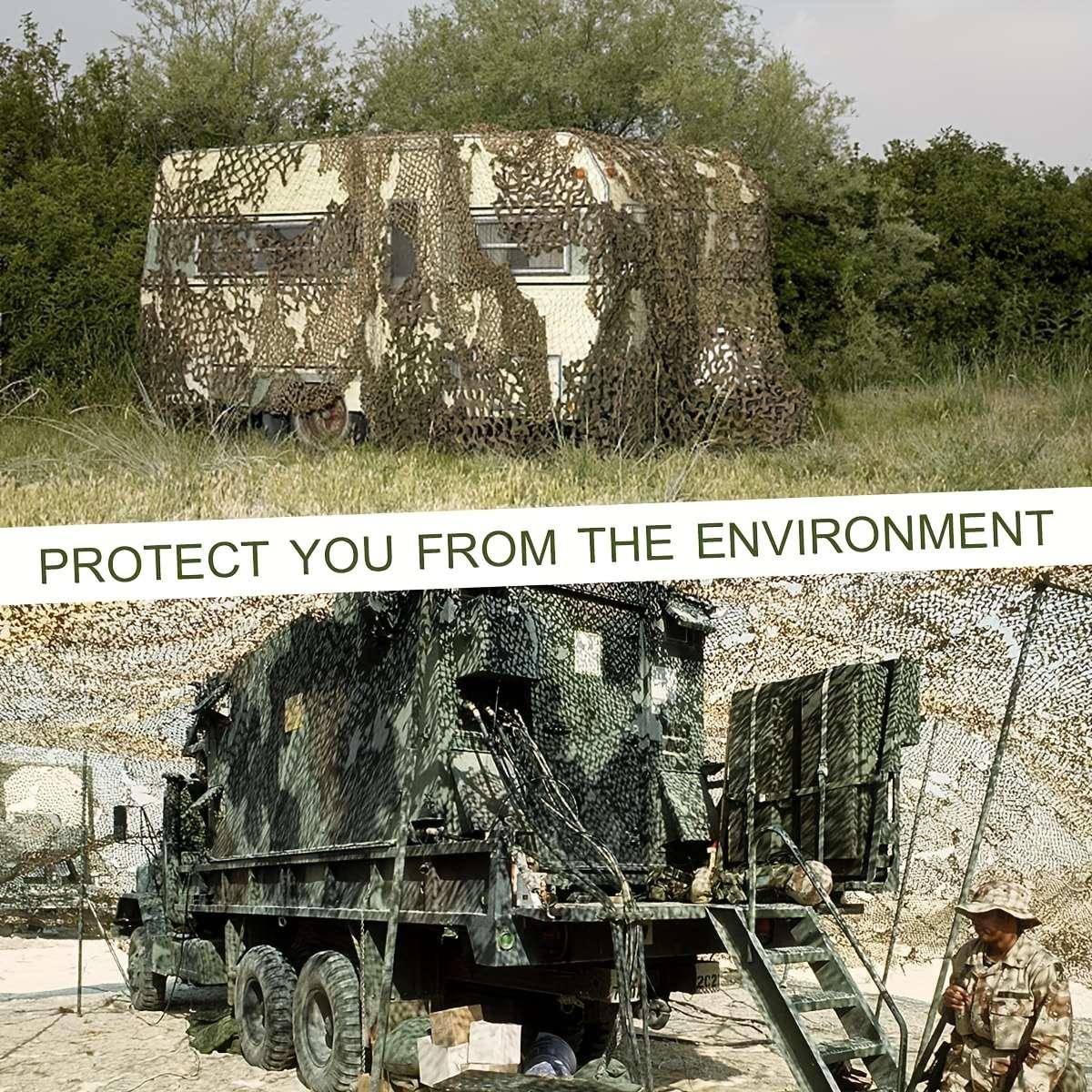 1 Roll Of Premium Camouflage Netting