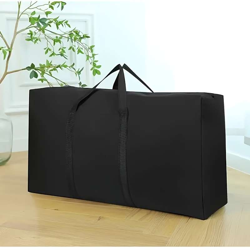 Oversized Oxford Cloth Storage Bag With Double Zipper And Comfort Handles