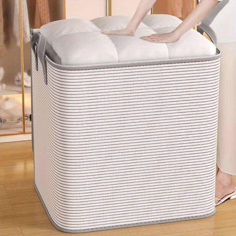 Modern Fabric Under Bed Storage Bag - Large Capacity Foldable Storage Bag