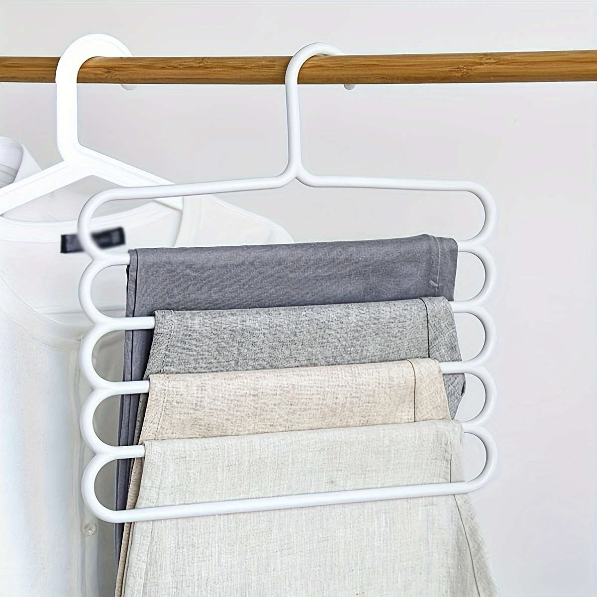 1 Piece 5-Layer Multi-Purpose Plastic Hanger