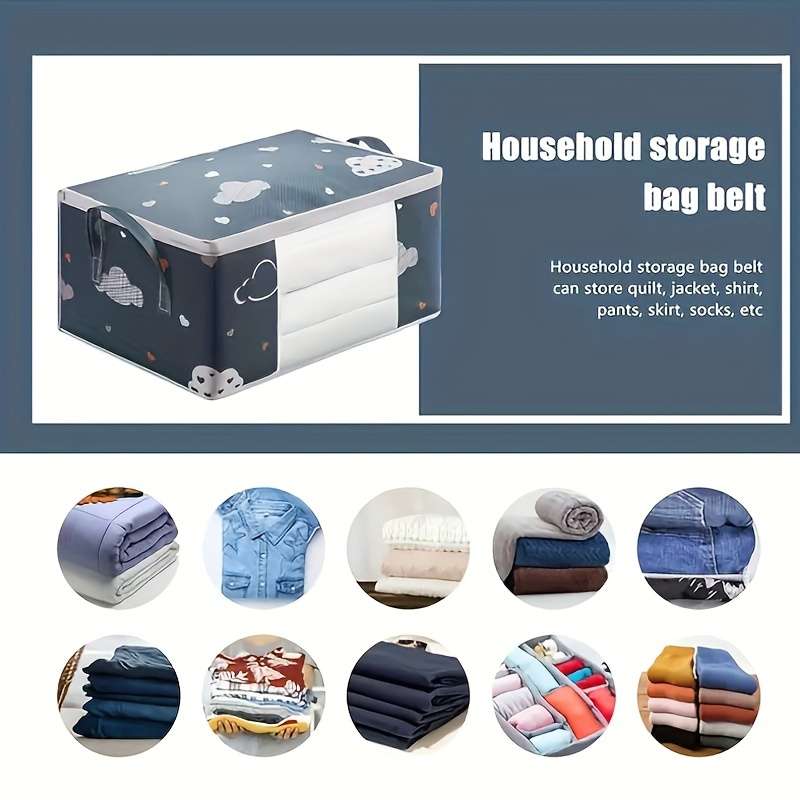Large Capacity Foldable Storage Bag With Handle