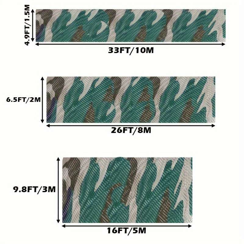 300D Camouflage Net - 4 Color American Pattern