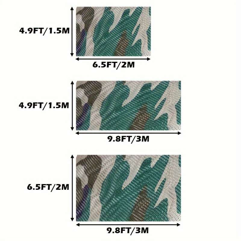 300D Camouflage Net - 4 Color American Pattern